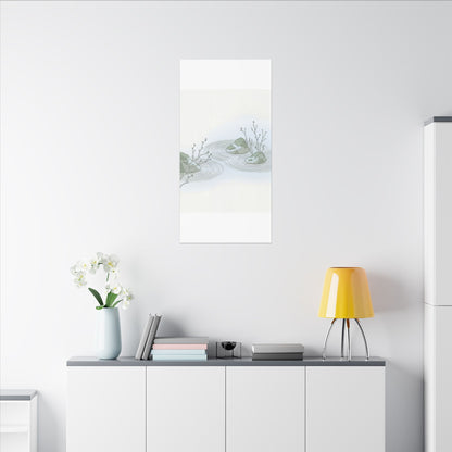 Moonlight Rock Garden Canvas Art - Japandi Ma