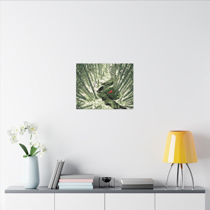 Peaceful Bamboo Grove Canvas Art - Ukiyo E Inspired Zen