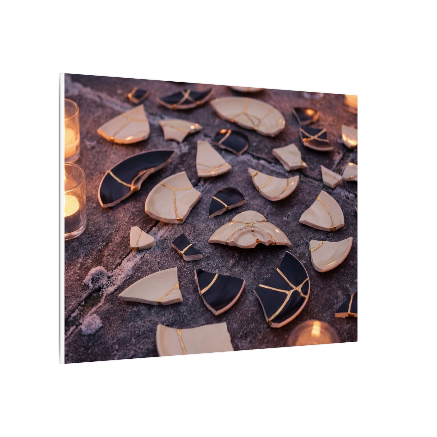 Winter Broken Pottery Broken Beauty Canvas Art | Beautiful Decor