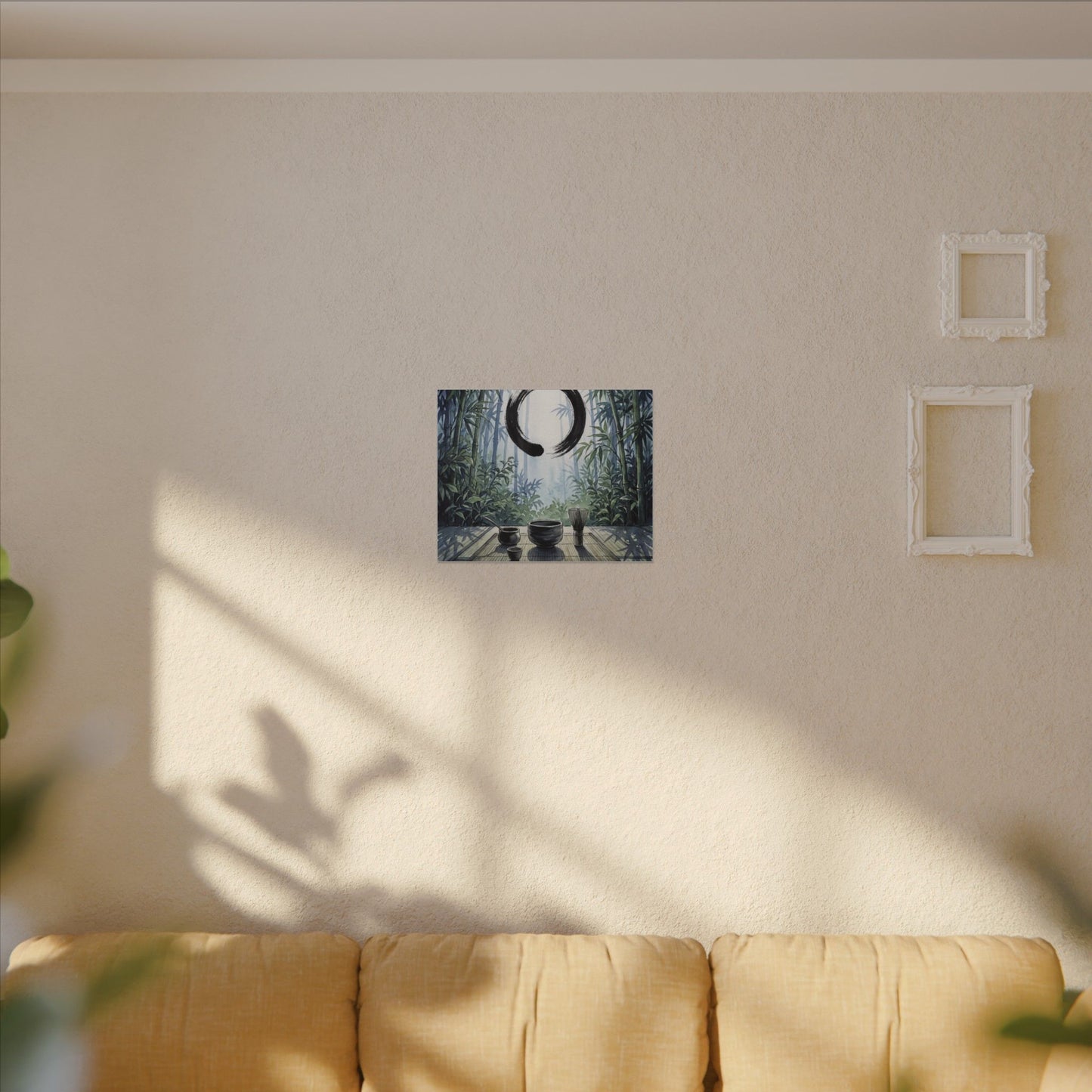 Seijaku Tea Ceremony Canvas Art - Zen Enso