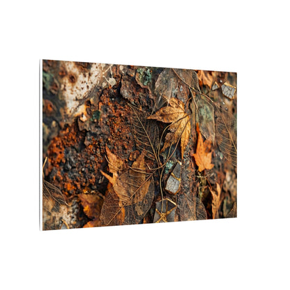 Rust Patina Canvas Art | Autumn Japandi Texture Art