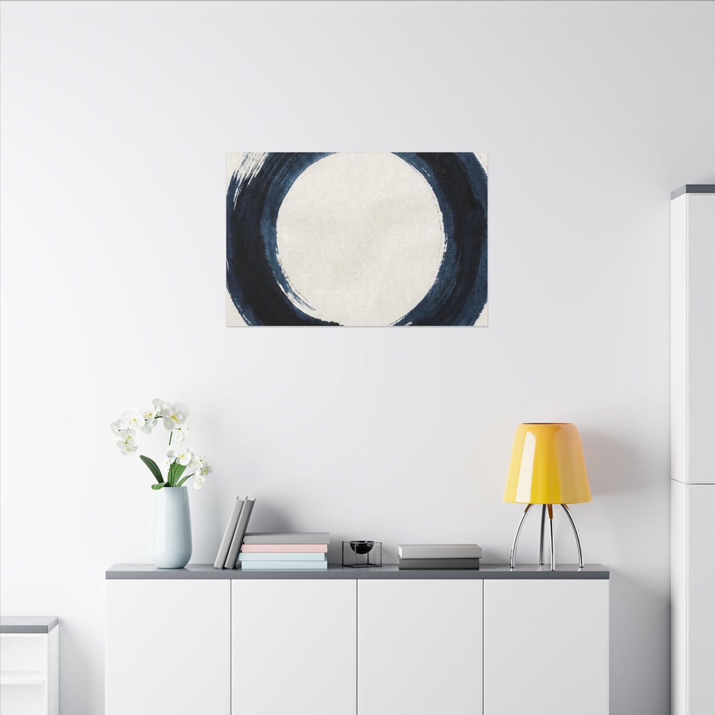Balanced Meditation Zen Enso Canvas Art