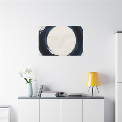 Balanced Meditation Zen Enso Canvas Art