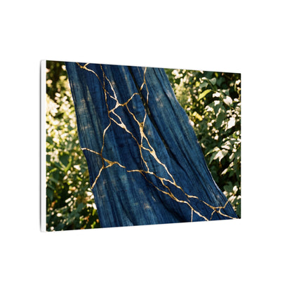 Resilient Silk Drape Canvas Art - Gold Repair Kintsugi