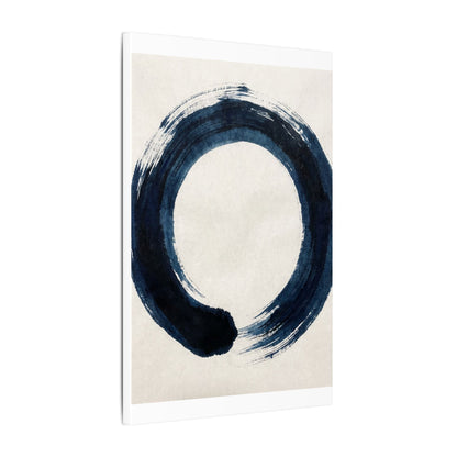 Balanced Meditation Zen Enso Canvas Art