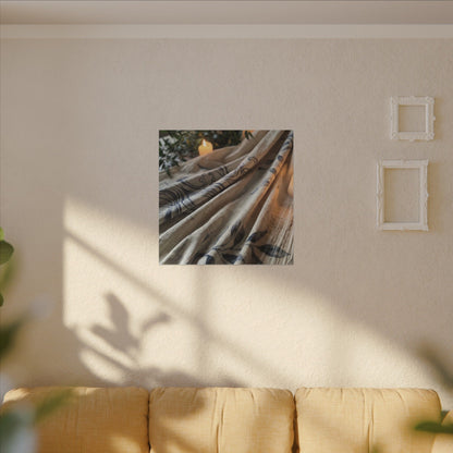 Fukinsei Silk Drape Canvas Art - Japandi Japanese Pattern