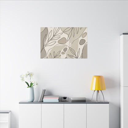 Japandi Minimal Line Canvas Art