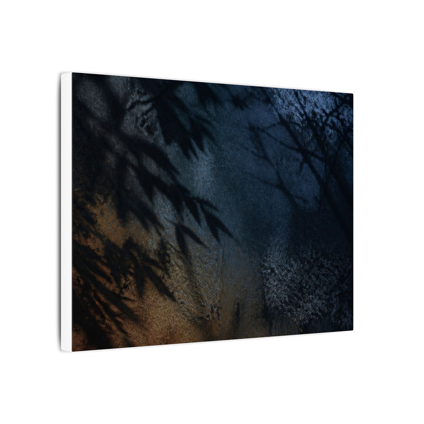 Kanso Shadow Play Canvas Art - Dark Japandi Shadow Zen