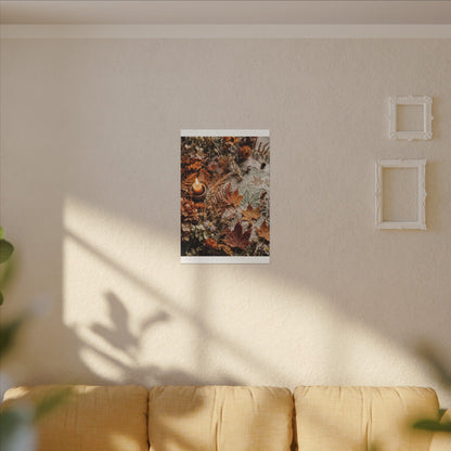 Candlelight Dried Flowers Canvas Art - Japandi Seijaku