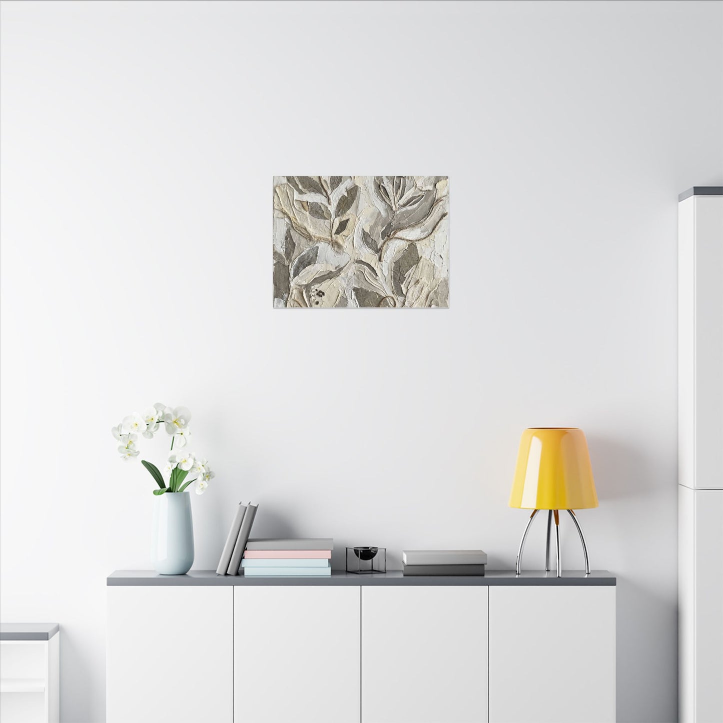 Japandi Textured Canvas Art
