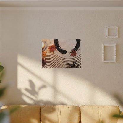 Tranquil Rock Garden Canvas Art - Enso Zen