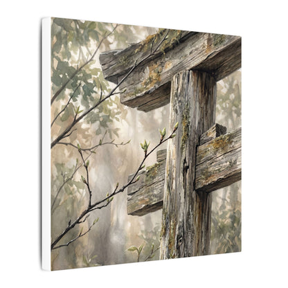 Torii Gate Spring Canvas Art | Japandi Neutral Design