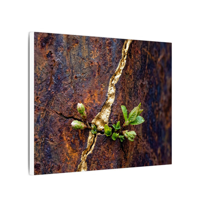 Overcast Rust Patina Canvas Art - Kintsugi Datsuzoku