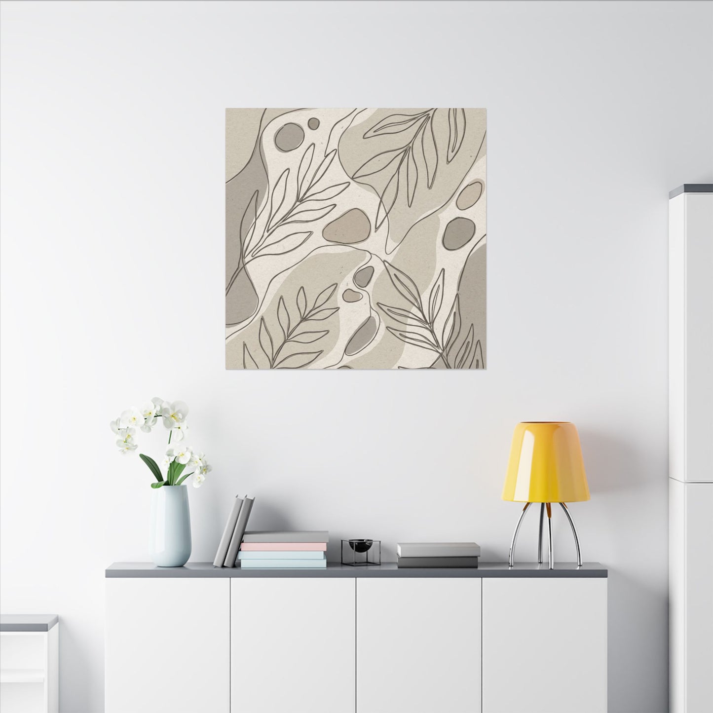 Japandi Minimal Line Canvas Art