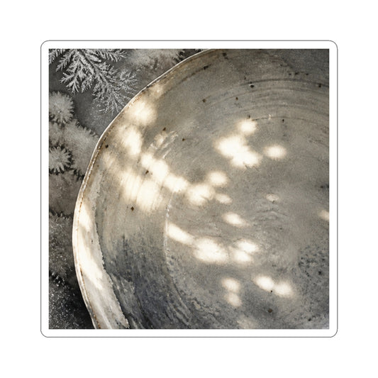 Winter Ceramic Bowl Watercolor Sticker | Earthy Decor
