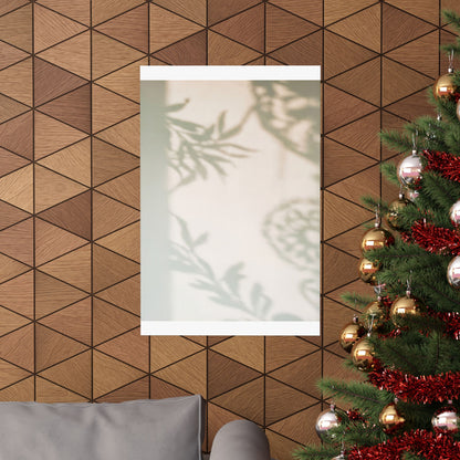 Cozy Shadow Play Wall Art Print - Japanese Pattern Japandi