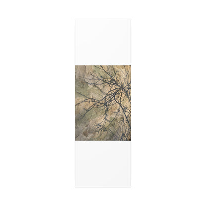 Japandi Shadow Play in Golden Hour | Texture Canvas Art