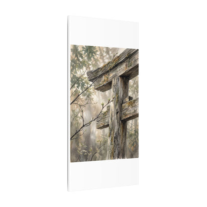Torii Gate Spring Canvas Art | Japandi Neutral Design