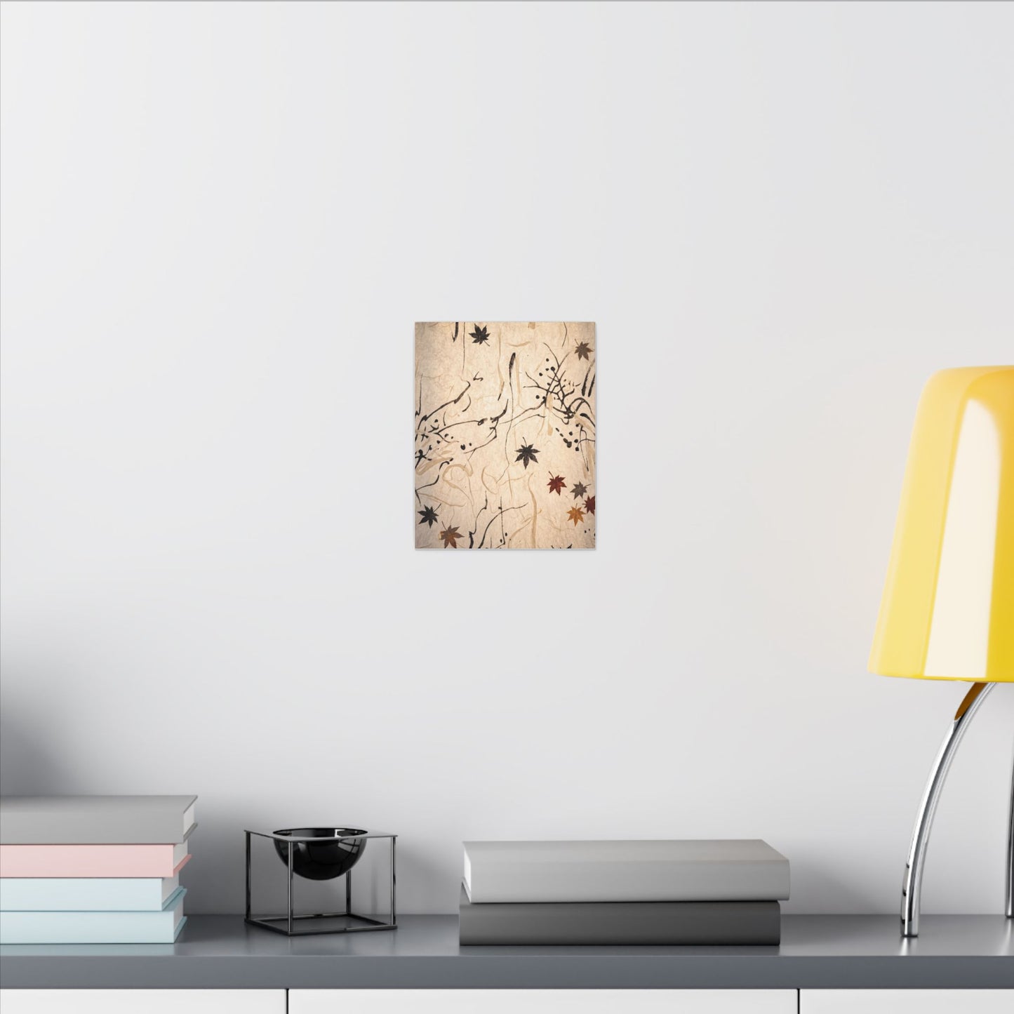 Golden Hour Shoji Screen Canvas Art - Japandi Fukinsei