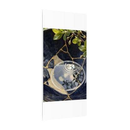 Water Ripple Spring Canvas Art | Kintsugi Beautiful Design