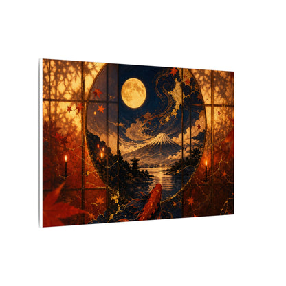 Beautiful Shoji Screen Canvas Art - Gold Vein Kintsugi