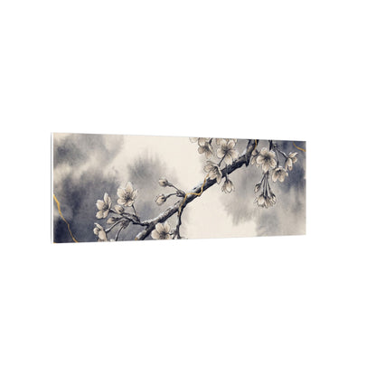 Ma Cherry Blossom Canvas Art - Kintsugi Gold Vein