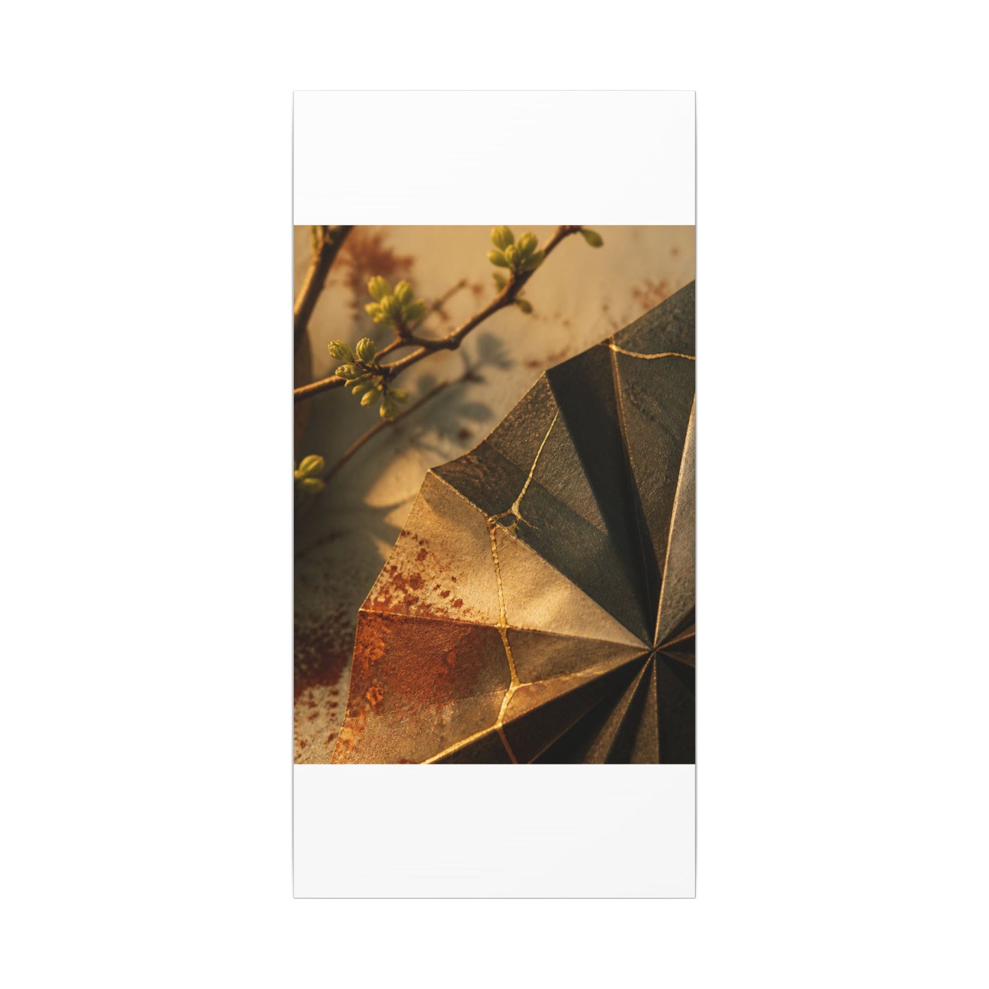 Ma Paper Fold Canvas Art - Kintsugi Broken Beauty