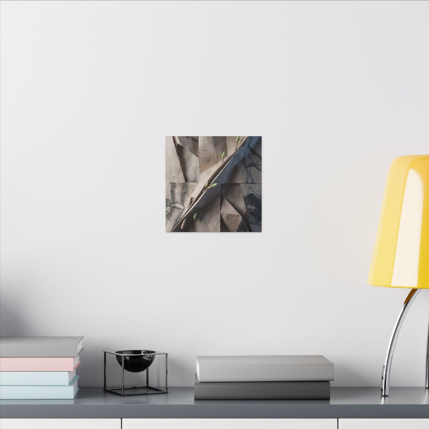 Paper Fold Canvas Art | Spring Japandi Japanese Pattern Art
