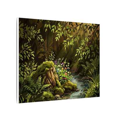Golden Hour Silk Drape Canvas Art - Dark Japandi Datsuzoku