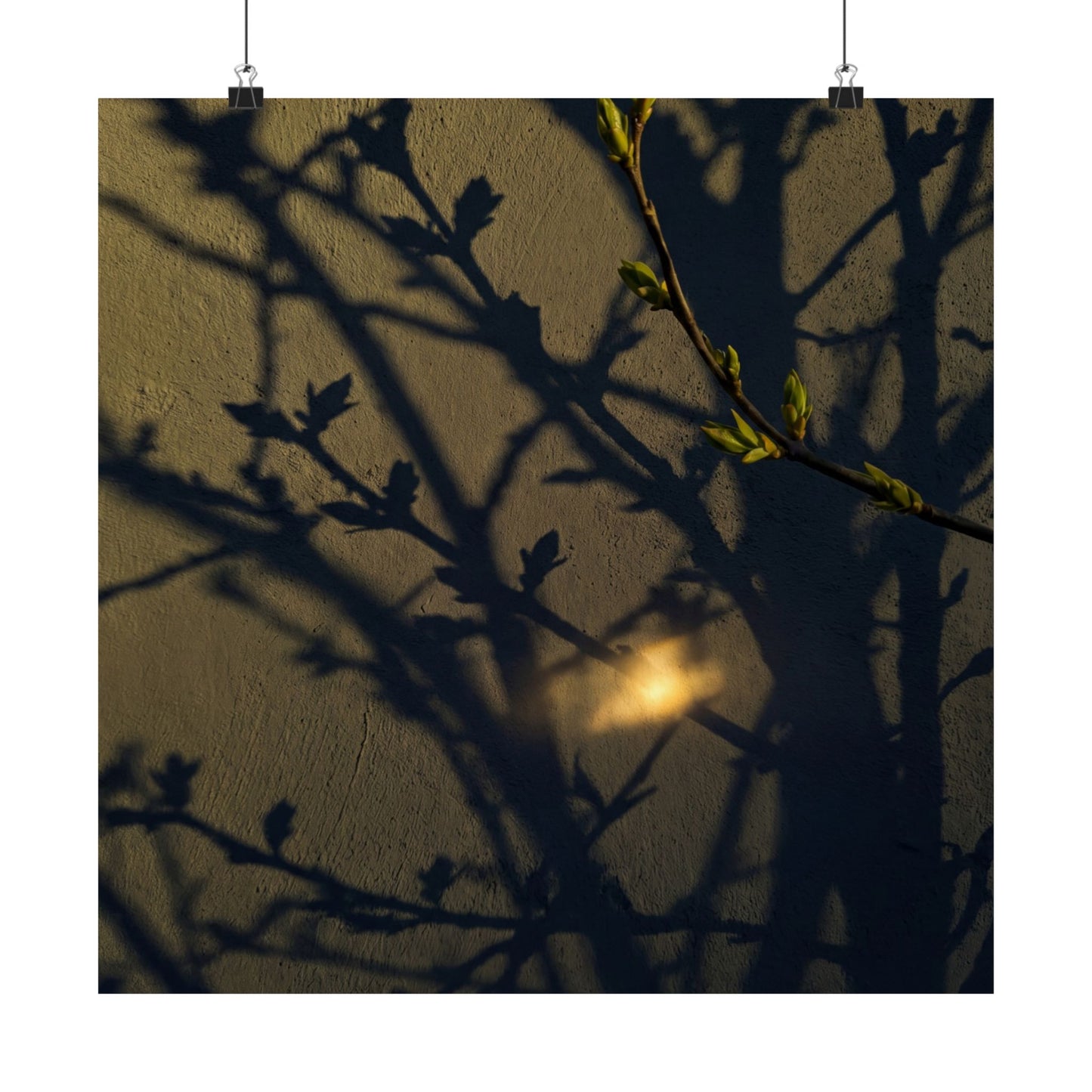 Datsuzoku Shadow Play Wall Art Print - Dark Japandi Moody Minimal
