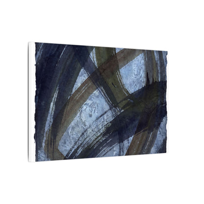 Ink Brushstroke Canvas Art | Winter Dark Japandi Shadow Zen Art