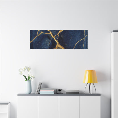 Kintsugi Crackle Canvas Art
