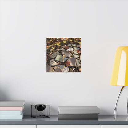 Broken Pottery Japanese Pattern Canvas Art | Elegant Japandi Art