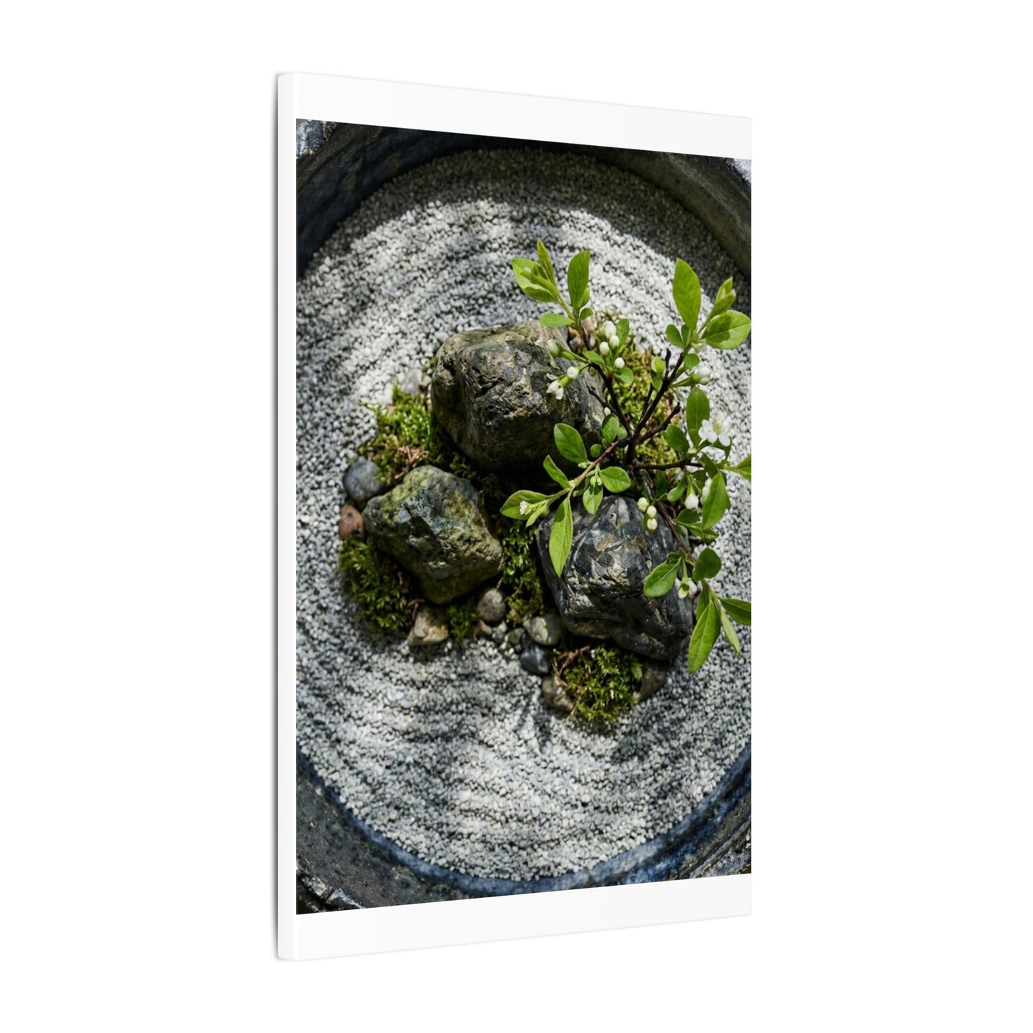 Zen Ceramic Bowl in Dappled | Karesansui Canvas Art