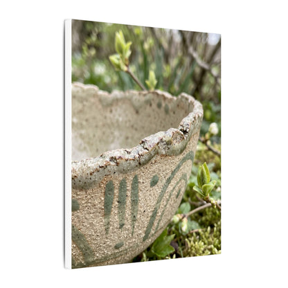 Elegant Ceramic Bowl Canvas Art - Japanese Pattern Japandi