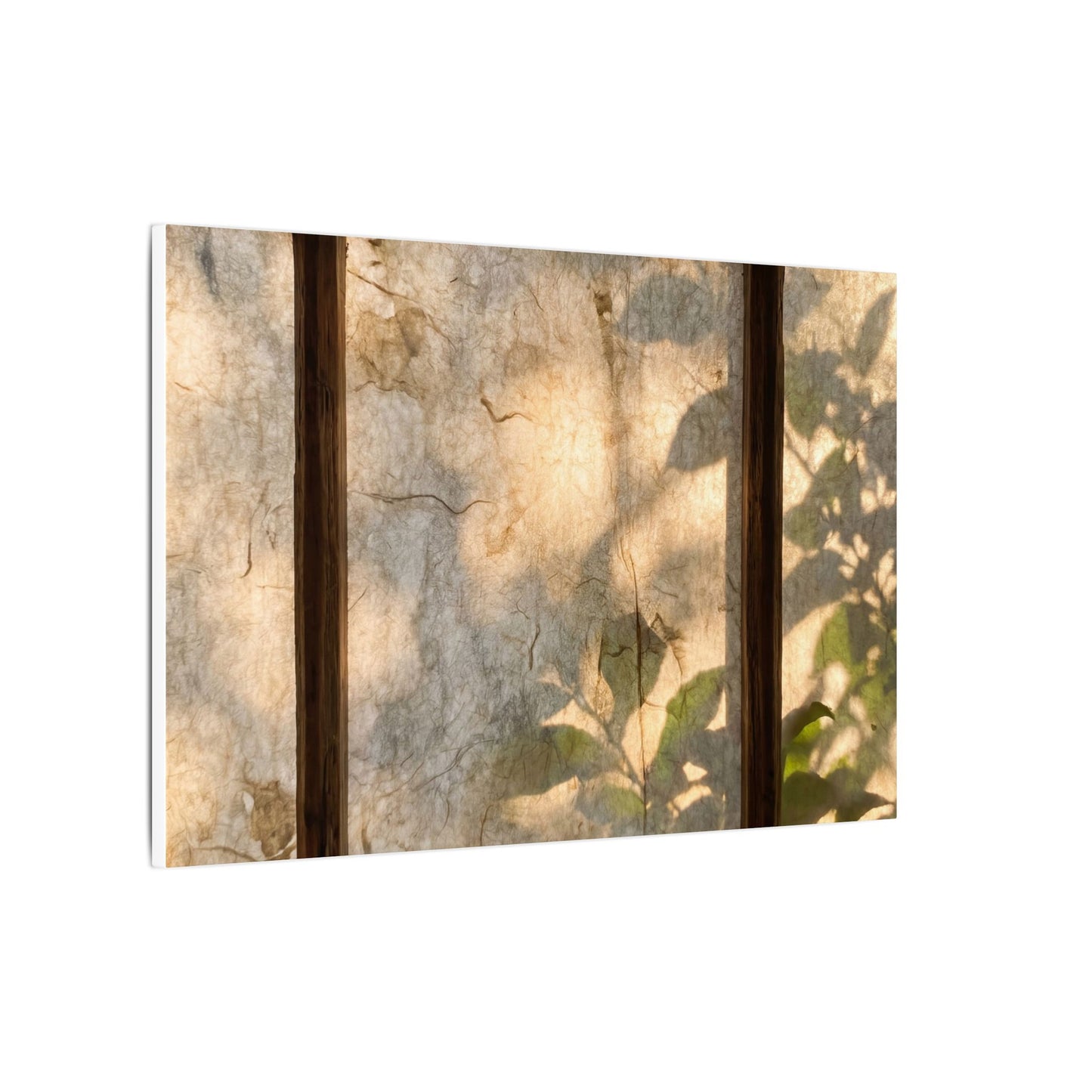 Golden Hour Shoji Screen Canvas Art - Japandi Mono No Aware