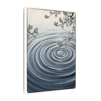 Calm Water Ripple Canvas Art - Ukiyo E Inspired Zen
