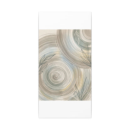 Kanso Water Ripple Canvas Art - Japandi Minimal Line