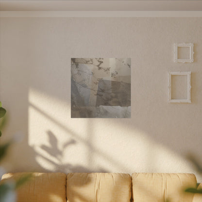 Neutral Shadow Play Canvas Art - Texture Japandi