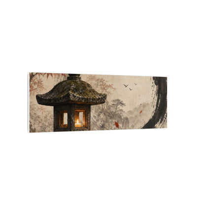Ma Stone Lantern Canvas Art - Zen Enso