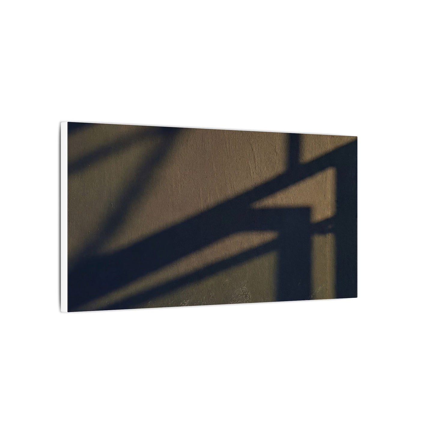 Sophisticated Shadow Play Canvas Art - Moody Minimal Dark Japandi
