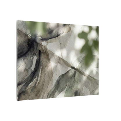 Spring Paper Fold Watercolor Canvas Art | Warm Decor