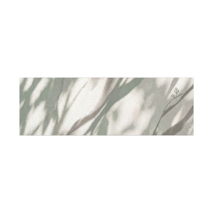 Japandi Shadow Play in Dappled | Japanese Pattern Canvas Art