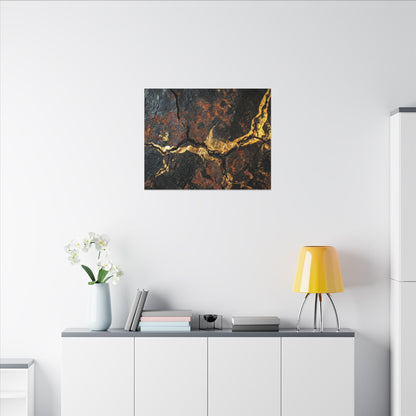 Kintsugi Broken Beauty Canvas Art