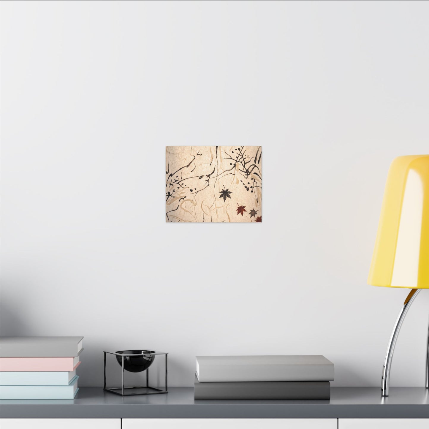 Golden Hour Shoji Screen Canvas Art - Japandi Fukinsei