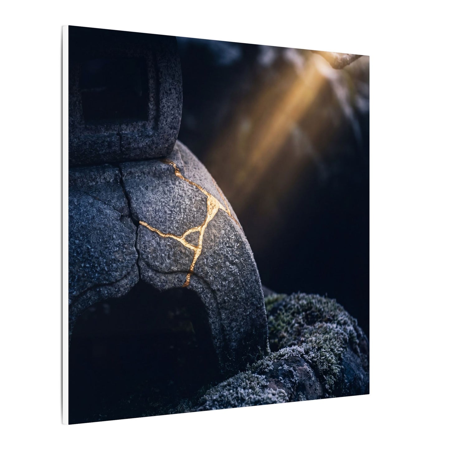 Ma Moonlit Garden Canvas Art - Kintsugi Broken Beauty