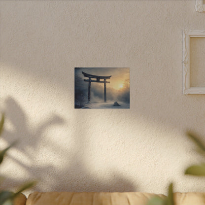 Zen Torii Gate in Golden Hour | Karesansui Canvas Art