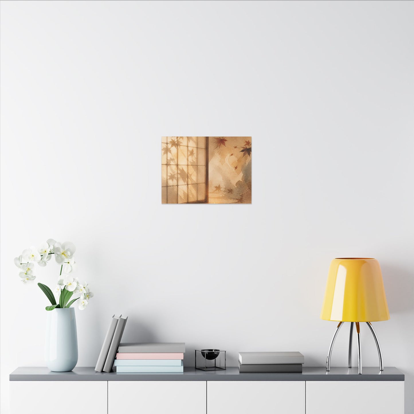 Candlelight Shoji Screen Canvas Art - Japandi Ma