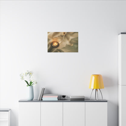 Silk Drape Japanese Pattern Canvas Art | Warm Japandi Art