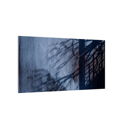 Shadow Play Moody Minimal Canvas Art | Moody Dark Japandi Art